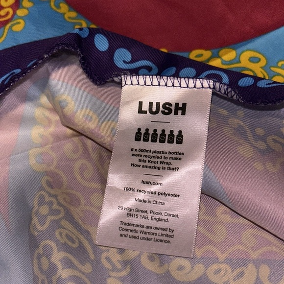 COPY - EUC CONDITION LUSH KNOT WRAP: PAISLEY - Picture 2 of 3